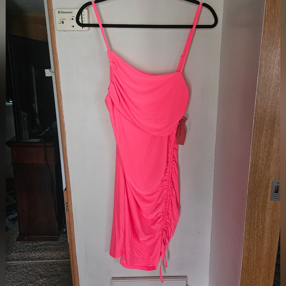 Haute Monde Neon Pink Dress
